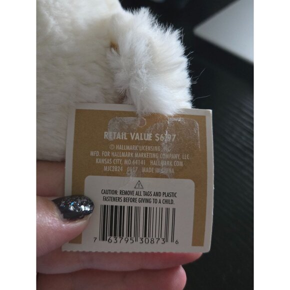 Hallmark Aspen the Bear Plush Stuffed Animal Polar Christmas Holiday Teddy NWT - Picture 6 of 10